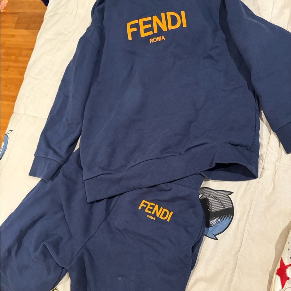Fendi Navy Blue Sweatsuit